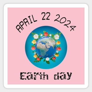 April 22 Earth Day. Magnet